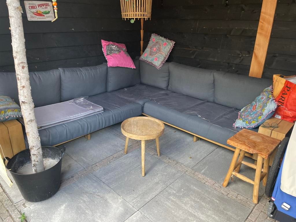 Loungebank, Ophalen of Verzenden, Zo goed als nieuw, Bank