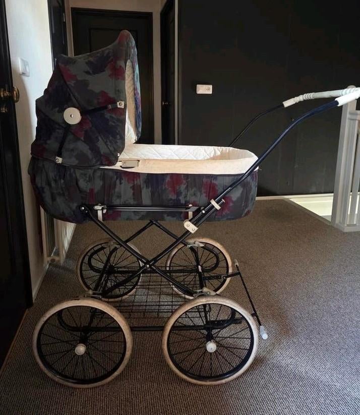 Koelstra kinderwagen groen/bordeaux/donkerblauw gevlekt, Ophalen, Gebruikt, Combiwagen, Overige merken