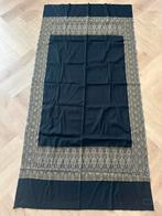 NIEUW! 100% WOL Jamawar Sjaal/Deken 190x100 Aristocrate, Ophalen of Verzenden, Nieuw