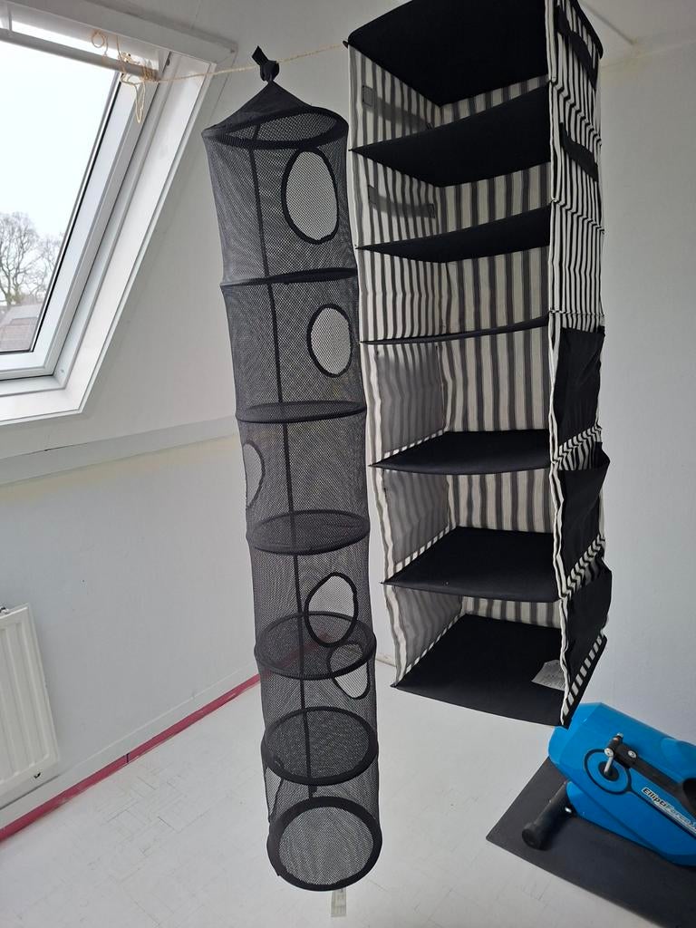 Hangende opbergers voor kleding en speelgoed, Minder dan 50 cm, Gebruikt, 200 cm of meer, Minder dan 25 cm