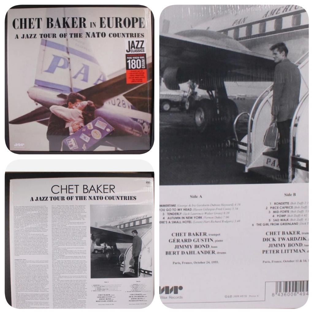 Chet Baker Quartet - In Paris 1955/Reissue Remastered/nieuw, 10 inch, 1980 tot heden, Ophalen of Verzenden, Nieuw in verpakking