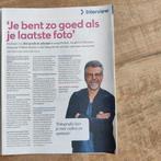 William Rutten Artikel Knipsel uit 2023, Ophalen of Verzenden, 1980 tot heden, Nederland, Knipsel(s)