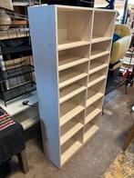 Boekenkast - blank/grenen - 95x33x180H, Ophalen, 1025xe, 50 tot 100 cm, Zo goed als nieuw