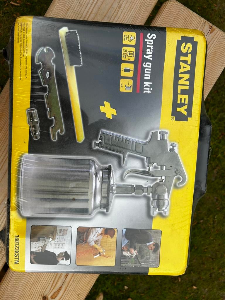 STANLEY Spuitpistool kit in koffer 160123XSTN, Ophalen of Verzenden, Nieuw