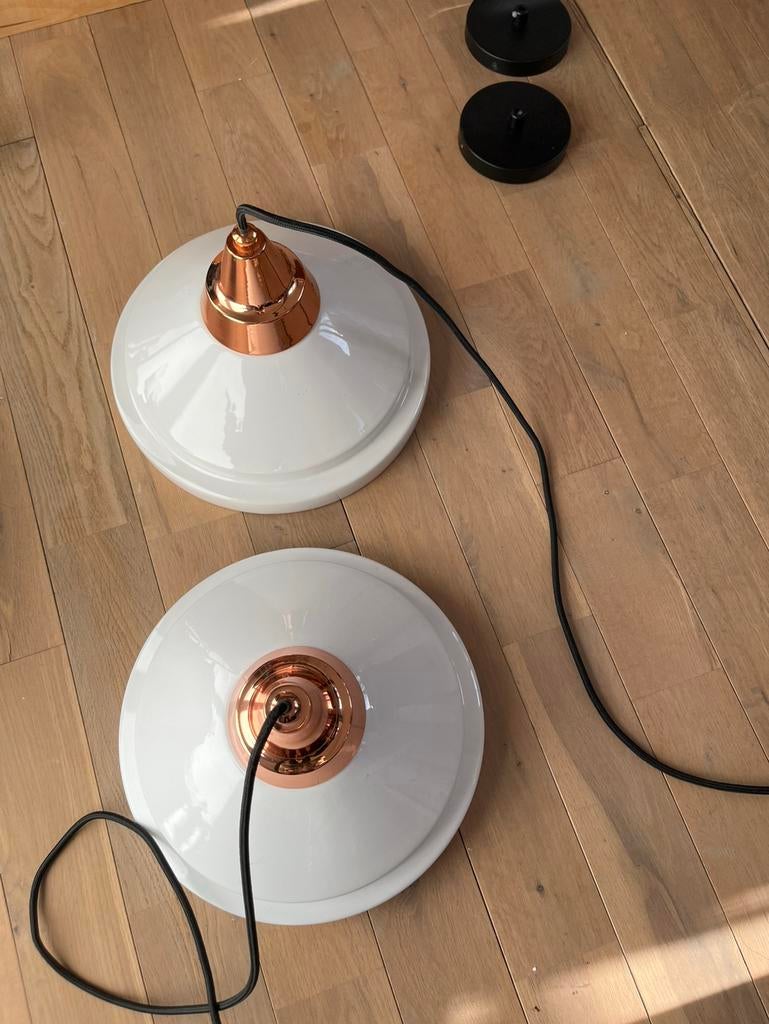 Twee hanglampen van Zuiver, Ophalen of Verzenden, Gebruikt, Overige materialen, Minder dan 50 cm