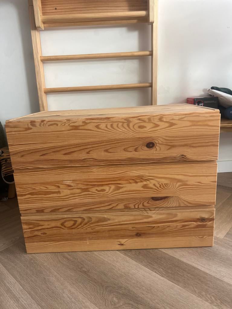 IKEA IVAR 3-laden kastje - 57x50x80 cm, Gebruikt, 3 of 4 laden, Minder dan 100 cm, Grenenhout