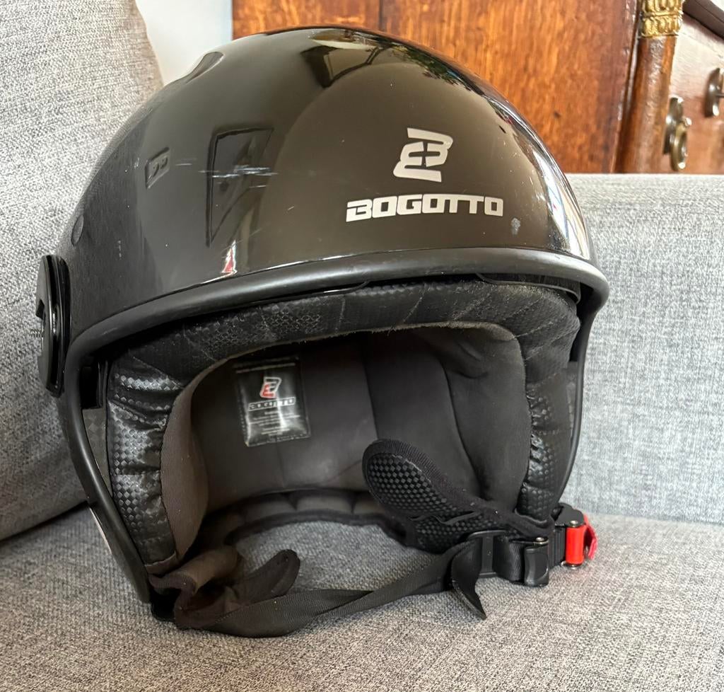 Scooterhelm, Fietsen en Brommers, Brommerhelmen, Ophalen, Gebruikt, Large