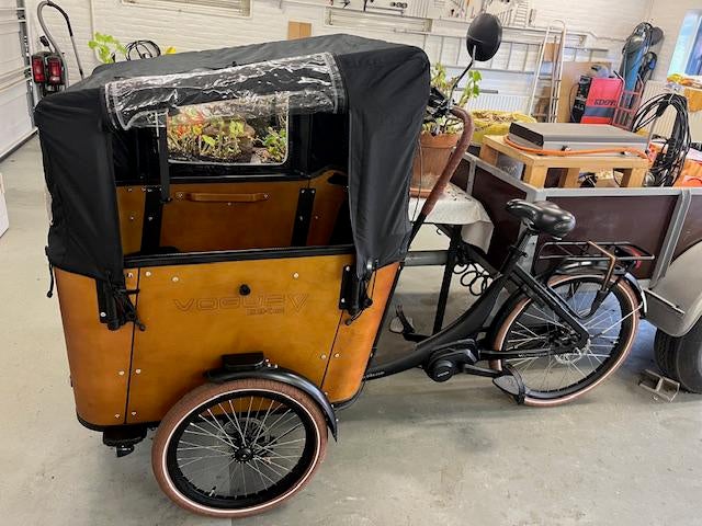 Vogue bakfiets, Fietsen en Brommers, Fietsen | Bakfietsen, Zo goed als nieuw, 4 kinderen of meer, Ophalen