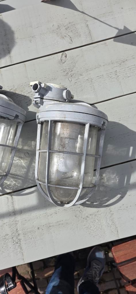 2 industriële lampen, Ophalen of Verzenden