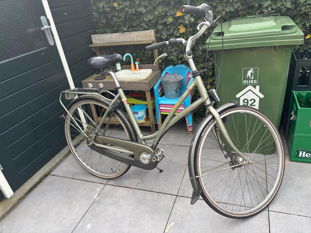 Union damesfiets met 7 versnellingen (goede stationsfiets), Fietsen en Brommers, Fietsen | Dames | Damesfietsen, Velgrem, Versnellingen