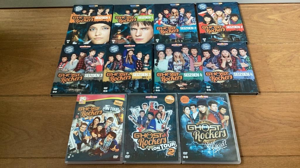 Complete serie ghost rockers. In totaal 19 DVD’s. Studio 100, Gebruikt, Overige typen, Ophalen of Verzenden, Vanaf 6 jaar