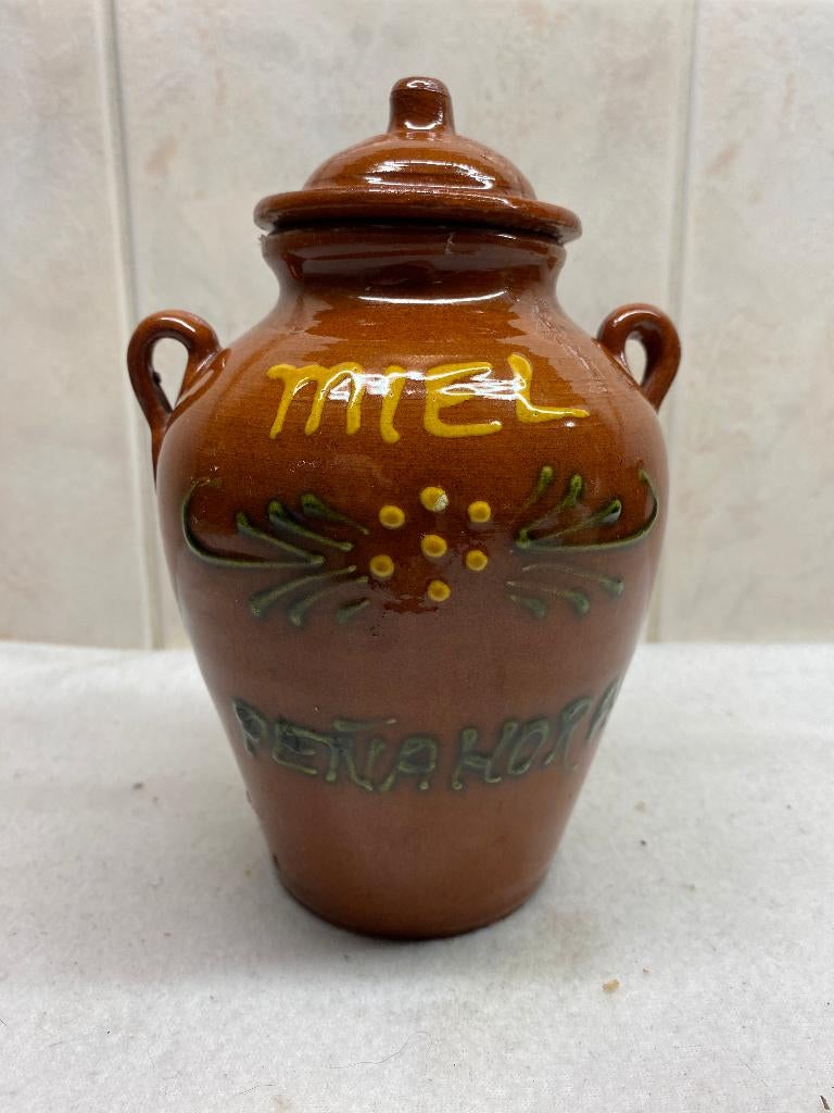 Spaanse Aardewerk Honing Pot (7), Antiek en Kunst, Curiosa en Brocante, Ophalen of Verzenden