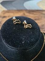 Eiland ketting Met oorbellen van roestvrij staal hh, Overige materialen, Onbekend, Nieuw, Ophalen of Verzenden