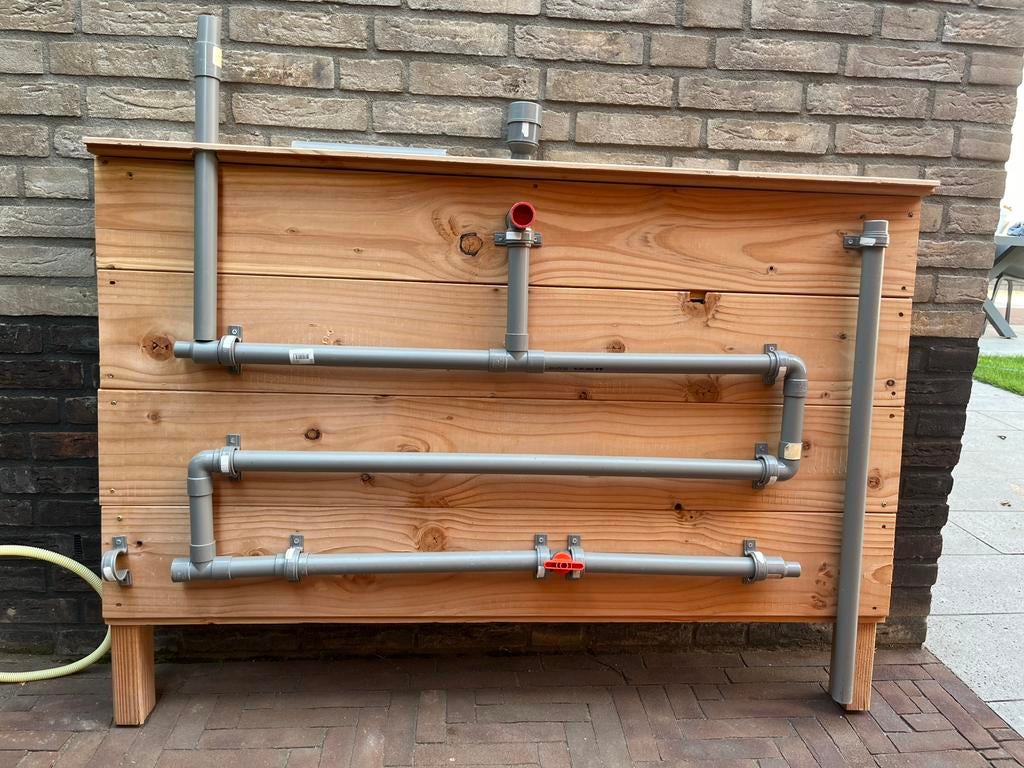 Houten waterbaan, Kinderen en Baby's, Speelgoed | Buiten | Los speelgoed, Ophalen, Gebruikt