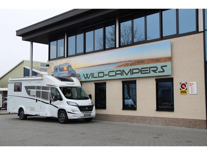 Sunlight T69S - 140PK EURO6 - QUEENSBED + HEFBED - 22.723KM!, Caravans en Kamperen, Campers, Bedrijf, tot en met 4, Half-integraal