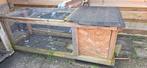 Houten konijnenhok / rennetje, Ophalen, 60 tot 90 cm, Konijn, Hok