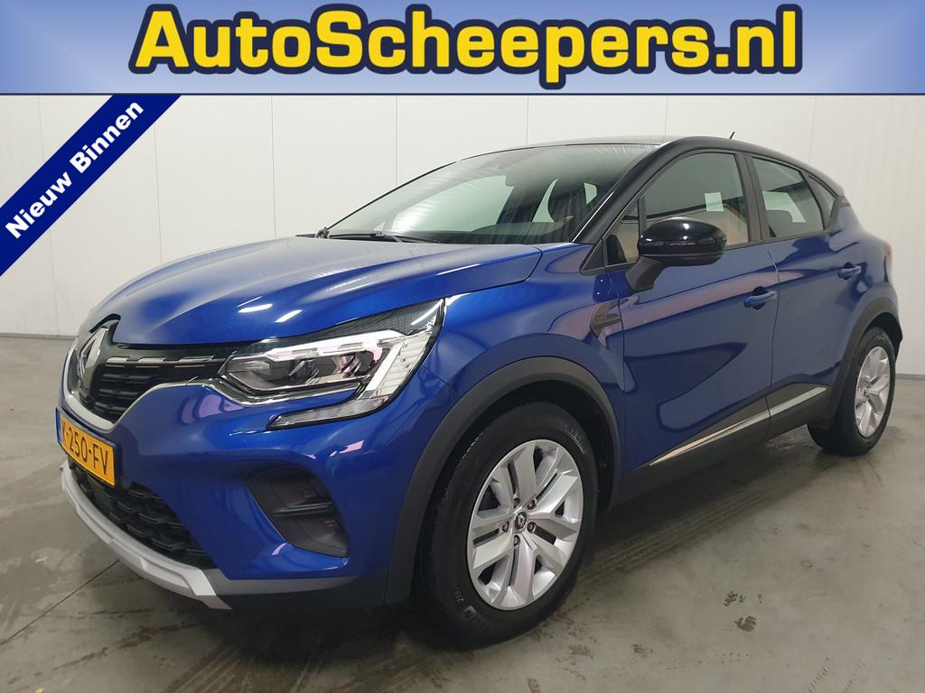 Renault Captur 1.0 TCe 100 Zen AIRCO/CRUISE (bj 2020), Auto's, Renault, Voorwielaandrijving, Gebruikt, Euro 6, Blauw