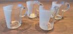 Set van 4 Senseo Douwe Egberts glazen mokken, Glas of Glazen, Nieuw, Ophalen of Verzenden, Glas