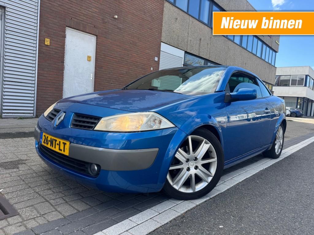 Renault MEGANE 2.0-16V Privilège Luxe LEER CLIMA CABRIO HAB, Auto's, Renault, Voorwielaandrijving, 1998 cc, Gebruikt, 4 cilinders