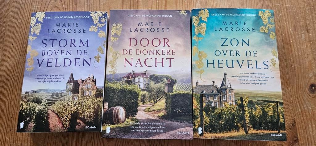 Marie Lacrosse.  3-delige Wijngaard-trilogie., Ophalen of Verzenden, Zo goed als nieuw