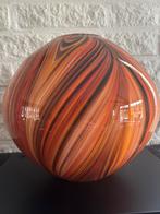 Prachtige vaas met div kleuren gesmolten glas 20 cm, Huis en Inrichting, Woonaccessoires | Vazen, Ophalen of Verzenden, Overige kleuren