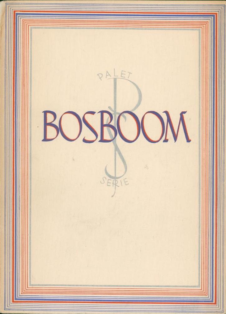 PALET SERIE MONOGRAFIE JOHANNES BOSBOOM, Boeken, Kunst en Cultuur | Beeldend, Gelezen, Verzenden