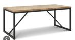 Mangohout eettafel, 50 tot 100 cm, Zo goed als nieuw, Vijf personen of meer, 150 tot 200 cm