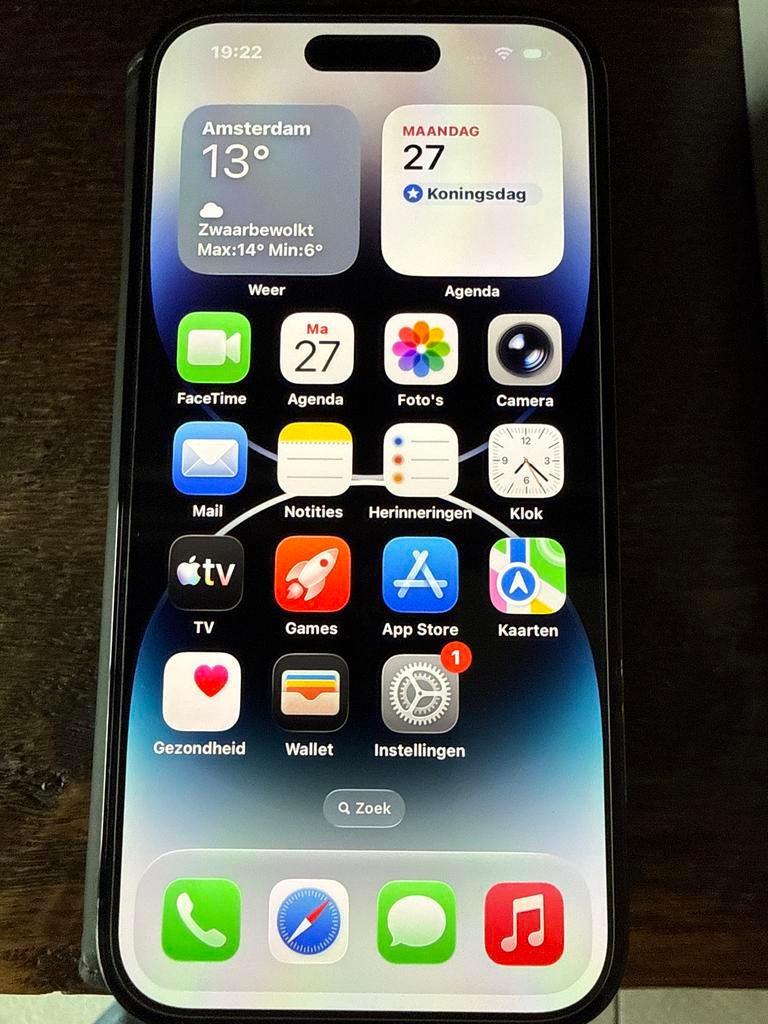 iPhone 14 Pro Zwart - 128Gb, Ophalen, Zwart, Zo goed als nieuw, 81 %