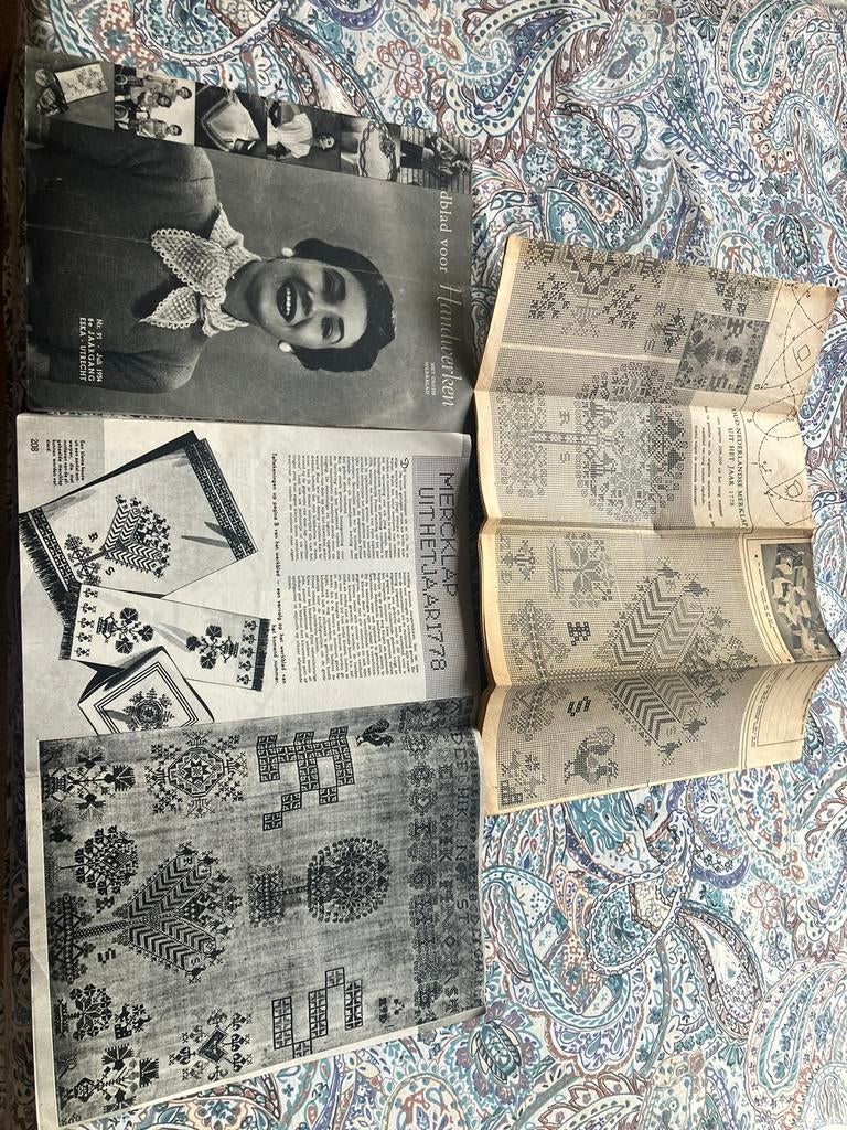 Patroon Merklap uit 1778, Ophalen of Verzenden, Patroon