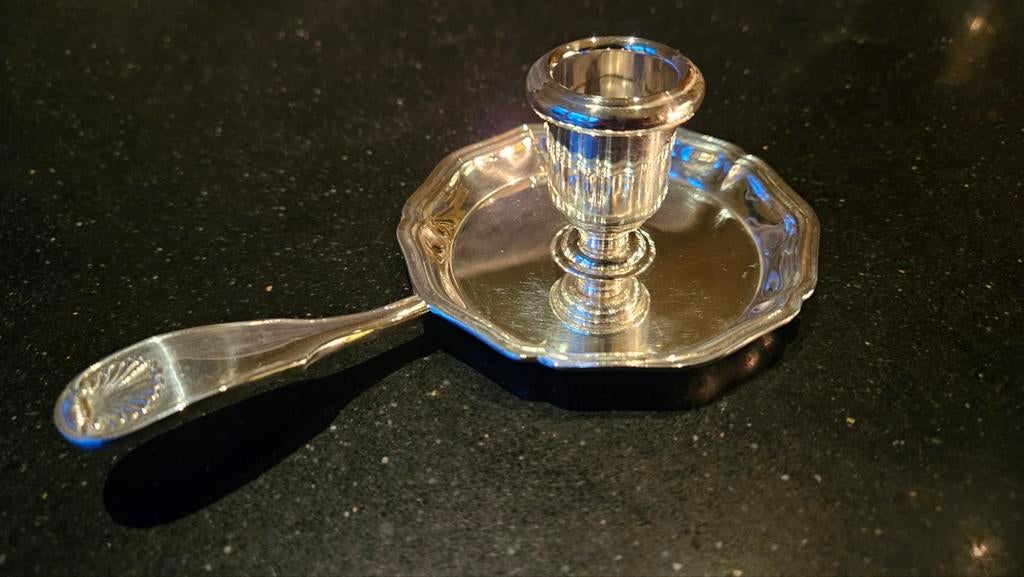 Christofle Gallia verzilverde kandelaar, Ophalen of Verzenden