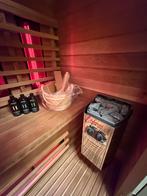 Luxe Combi Sauna (Infrarood + Finse Sauna) - GRATIS MONTAGE, Ophalen of Verzenden, Zo goed als nieuw, Fins of Traditioneel, Complete sauna