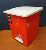 Vintage Curver Pedaalemmer - Retro Oranje Prullenbak 13L, Huis en Inrichting, Woonaccessoires | Prullenbakken, Kunststof, Gebruikt