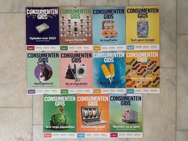 Jaargang Consumentengids 2023 – 11 gidsen, Ophalen of Verzenden, Gelezen, Overige typen
