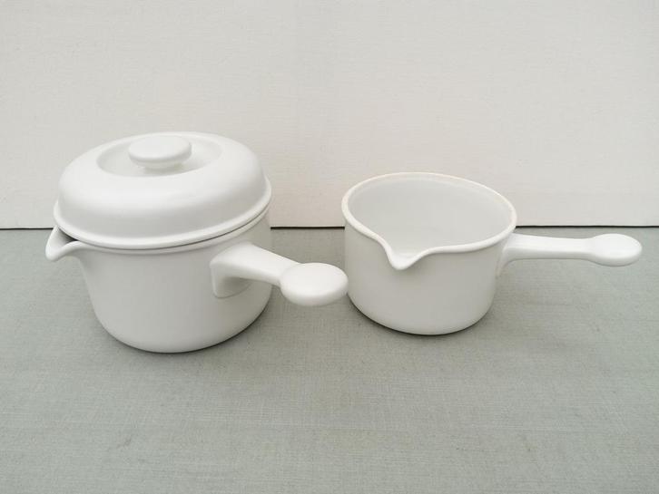 Thomas Scandic white -  2 x Steelpan, Antiek en Kunst, Antiek | Servies los, Ophalen of Verzenden