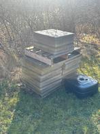 Gratis af te halen - betonnen tegels 50 x 50 - 30 stuks, Tuin en Terras, Tegels en Klinkers, Ophalen, Gebruikt, Beton, Terrastegels