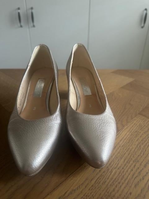 Gabor pumps champagne goud maat 3 (36) hak 5,5 cm, Ophalen of Verzenden, Nieuw, Overige kleuren, Pumps
