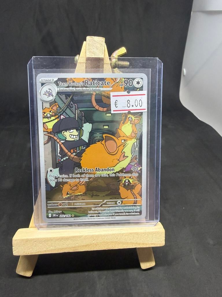 Raticate 202 nm, Ophalen of Verzenden, Zo goed als nieuw