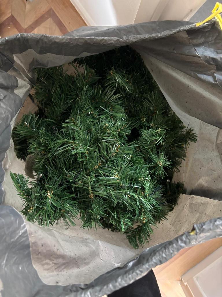 4 stuks Decoratie takken met lampjes, Diversen, Kerst, Ophalen, Zo goed als nieuw