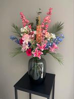 Vase the world smoke vaas 35 cm hoog, 25 cm breed, Ophalen, Overige kleuren, Minder dan 50 cm, Glas