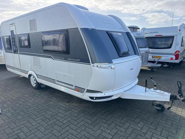 Hobby De Luxe Edition 495 UL, Caravans en Kamperen, Caravans, Bedrijf, 1250 - 1500 kg, Rondzit, Hobby, 2 aparte bedden, Overige typen
