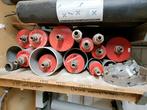 Hilti DD100 en DD130 boormachine incl. 15 stuks diamantboren, Doe-het-zelf en Verbouw, Gereedschap | Boormachines, Variabele snelheid
