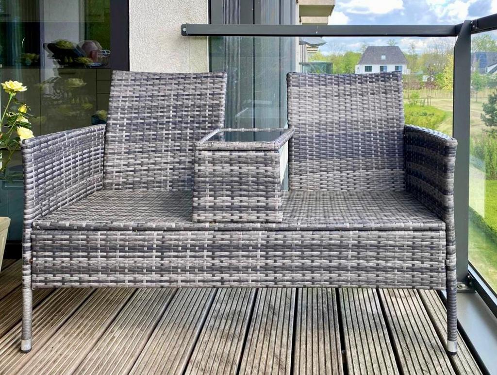 Tuin/Balkon bankje., Ophalen, Zo goed als nieuw, Kunststof