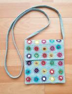 Klein blauw tasje met spiegeltjes borduursels Ibiza style, Sieraden, Tassen en Uiterlijk, Tassen | Damestassen, Ophalen of Verzenden