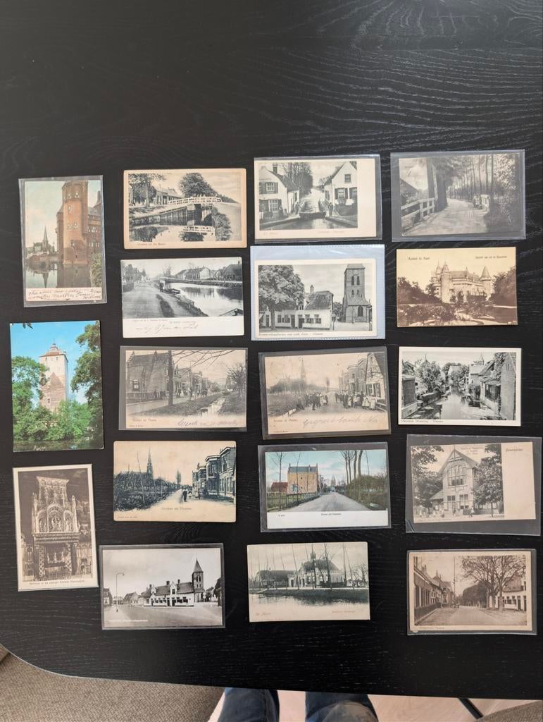 26 (deels zéér) oude ansichtkaarten Vleuten De Meern e.o., Ophalen of Verzenden, Voor 1920, Utrecht