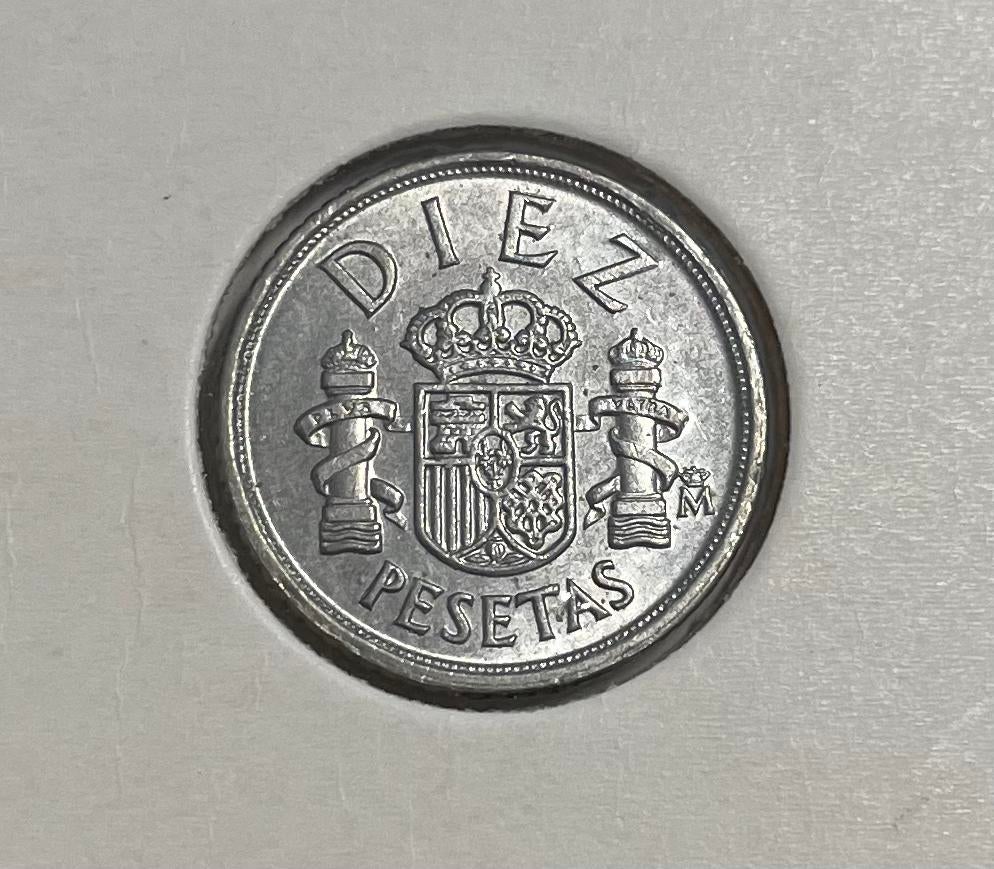 10 pesetas Spanje 1983, Postzegels en Munten, Munten | Europa | Niet-Euromunten, Ophalen of Verzenden, Overige landen