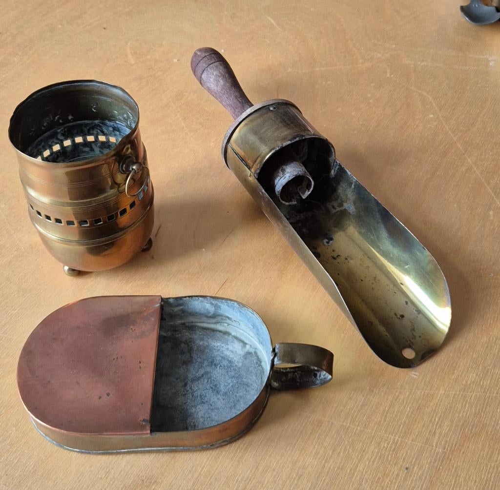 Koperen en bronzen objecten, Antiek en Kunst, Antiek | Koper en Brons, Ophalen, Koper