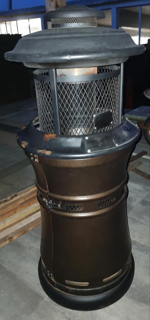Terrasverwarmer op gas, staand model, Tuin en Terras, Terrasverwarmers, Ophalen, Gebruikt, Gas, Vloer