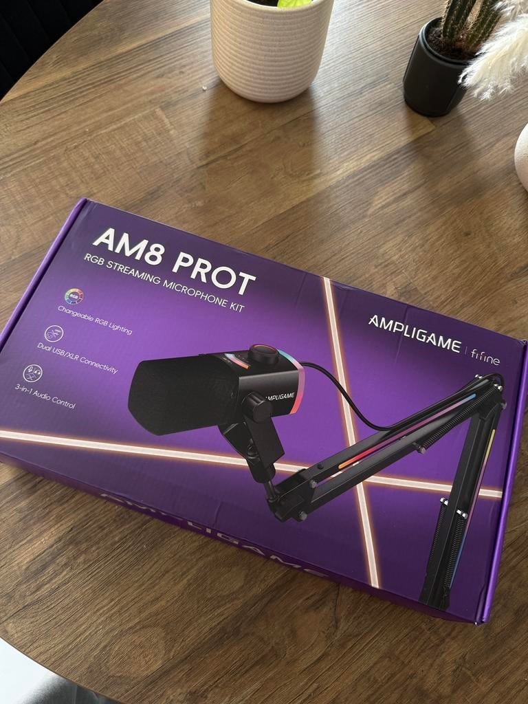 Fifine AM8 PROT Microphone kit, Muziek en Instrumenten, Microfoons, Ophalen of Verzenden, Zo goed als nieuw, Studiomicrofoon