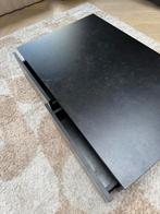 Salontafel / Speeltafel zwart met 4 opberglades, Gebruikt, Overige materialen, 100 tot 150 cm, Minder dan 50 cm