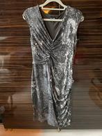 Elegante Tricot Jurk van Ronen Chen - Maat M, Maat 38/40 (M), Ophalen of Verzenden, Knielengte, Grijs